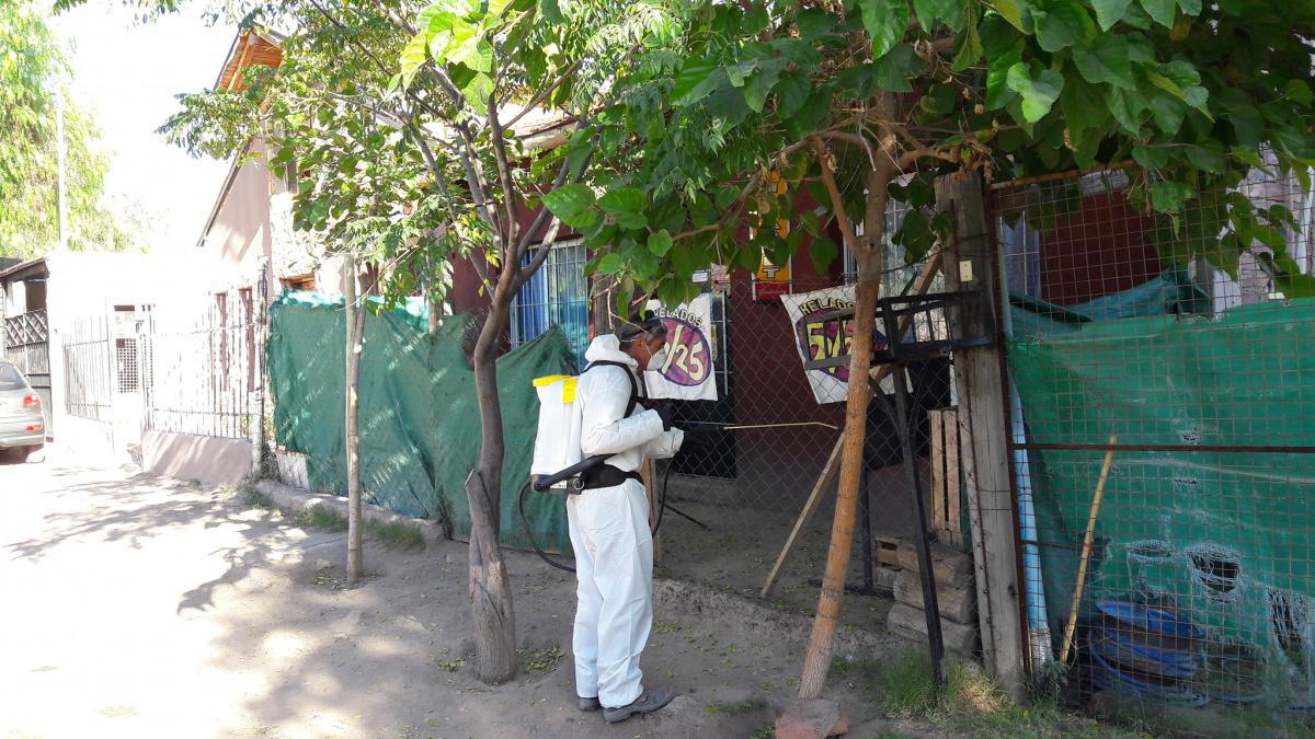 Bragagnolo supervisa personalmente el operativo de desinfección en Luján