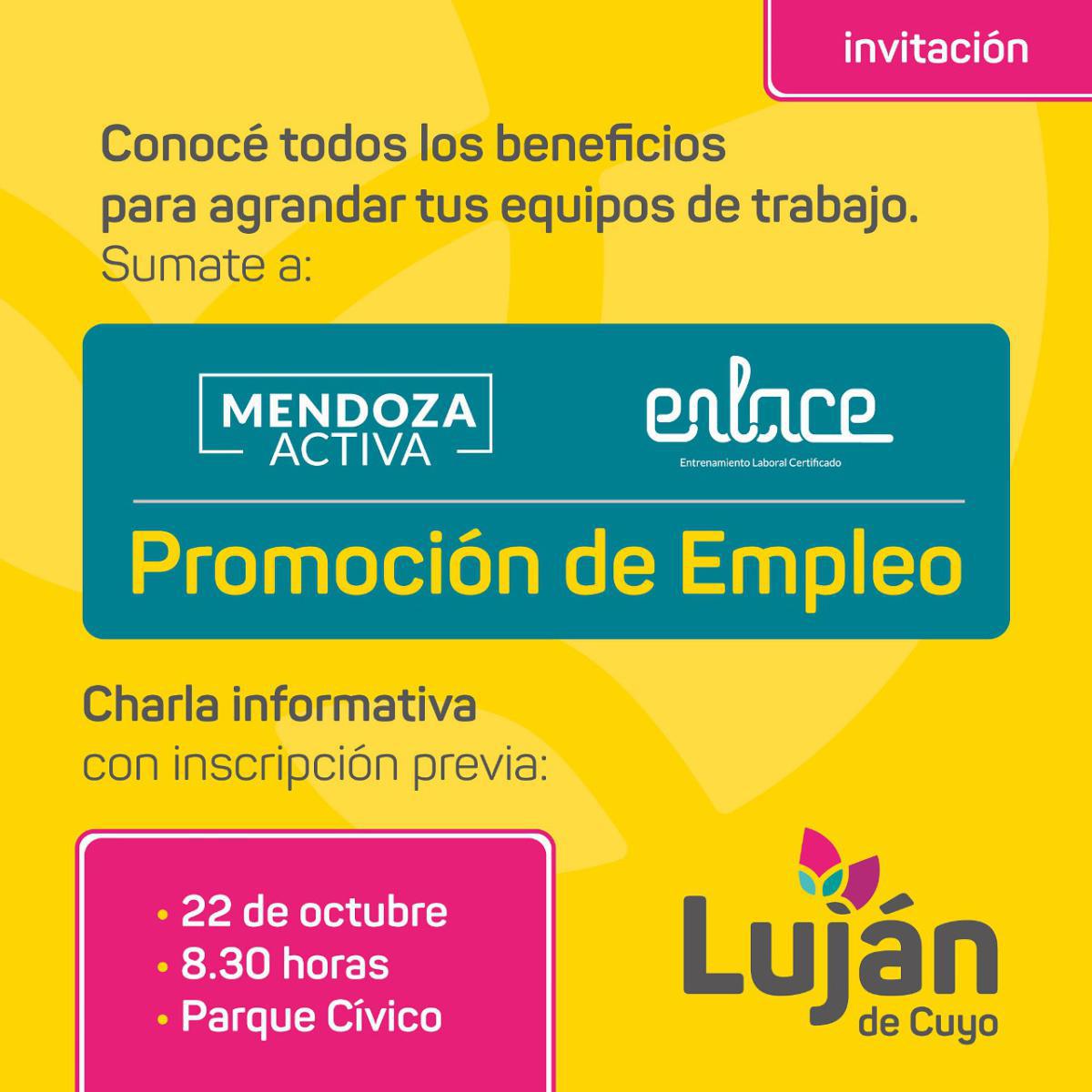 Promoción de empleo para privados en Luján de Cuyo