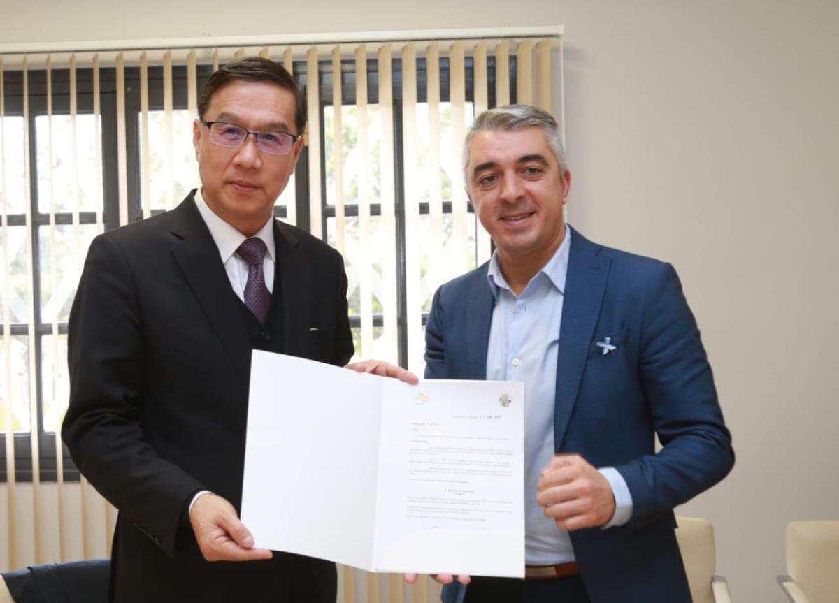 Bragagnolo gestionó una misión comercial oficial de Taiwán en Luján de Cuyo