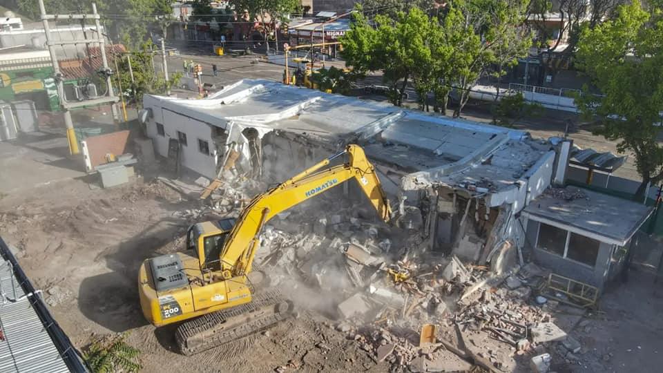 Mirá cómo avanzan las obras de remodelación del centro de Luján