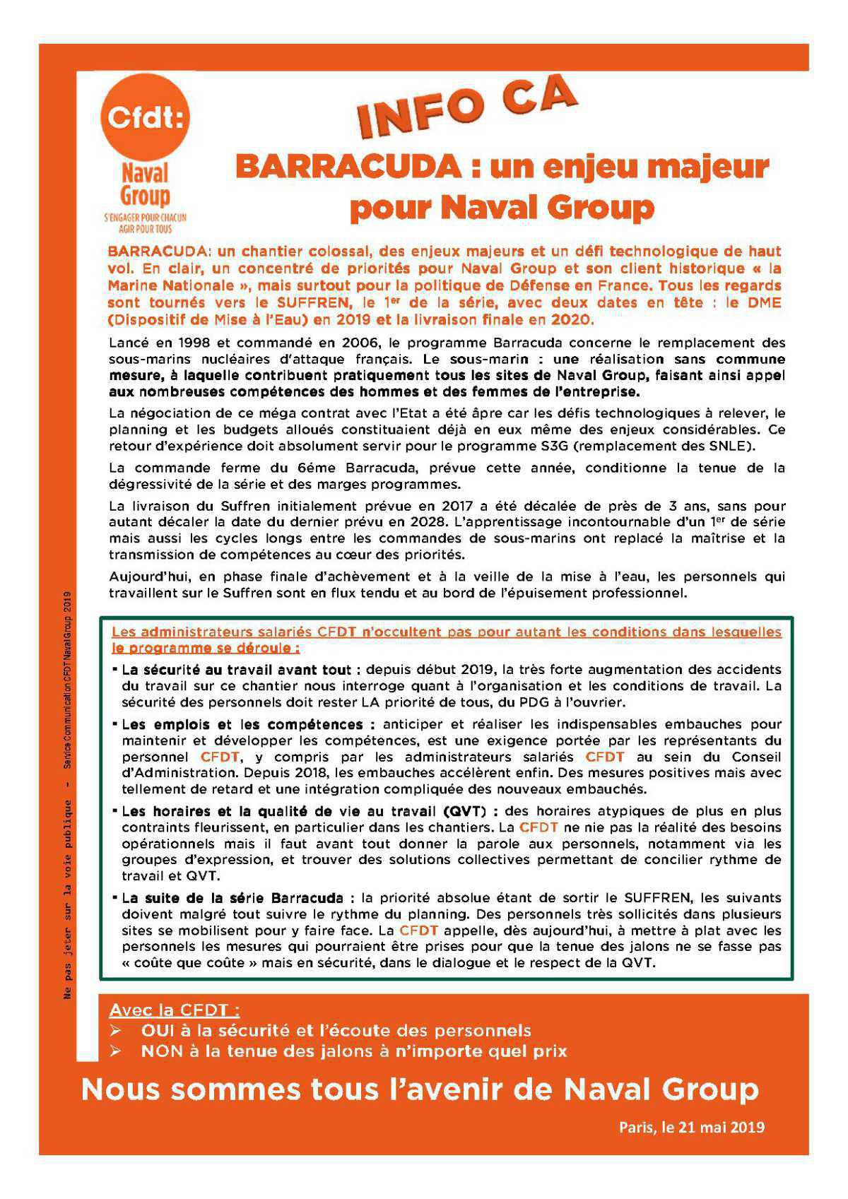 BARRACUDA : un enjeu majeur pour Naval Group