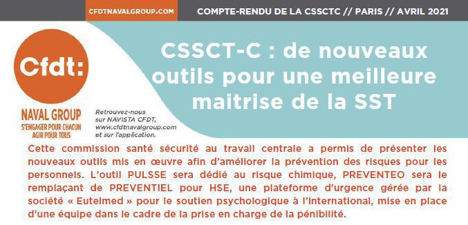 CR CSSCTC du 8 avril 2021