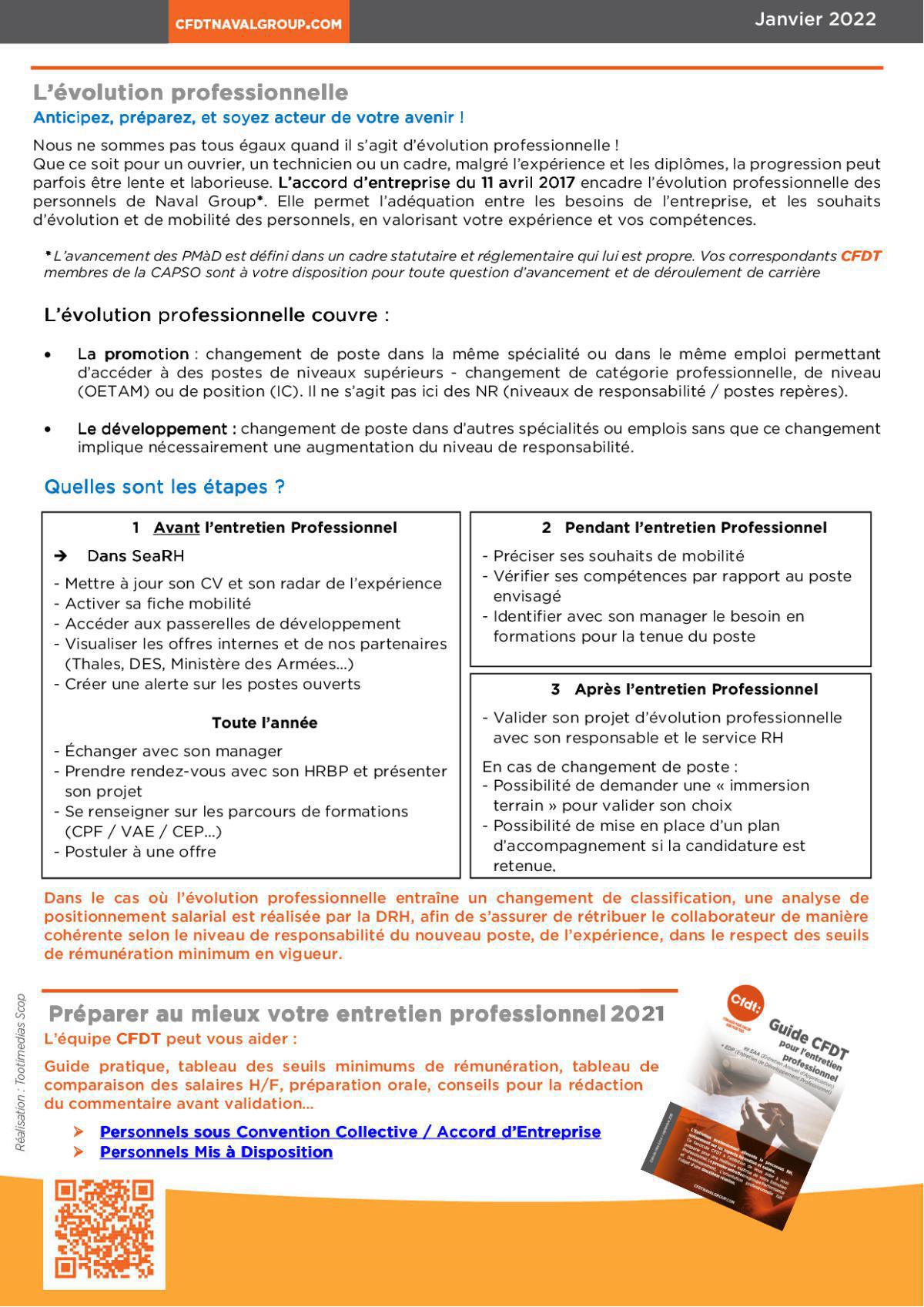 EVO PRO : la CFDT vous accompagne