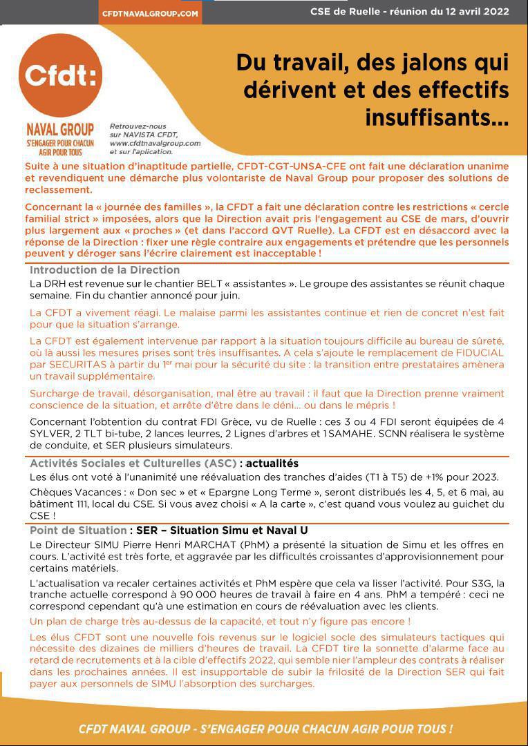 CR CSE de Ruelle du 12 avril 2022