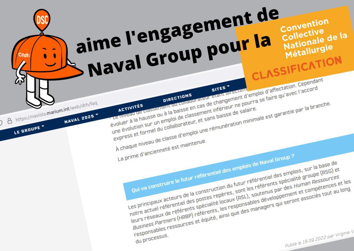 CCNM, l'engagement de Naval Group