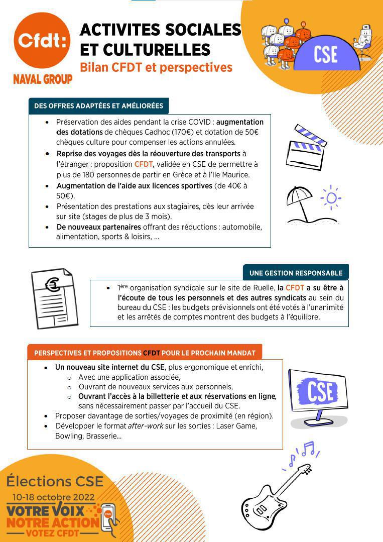 Elections CSE de Ruelle 2022 - bilan et propositions