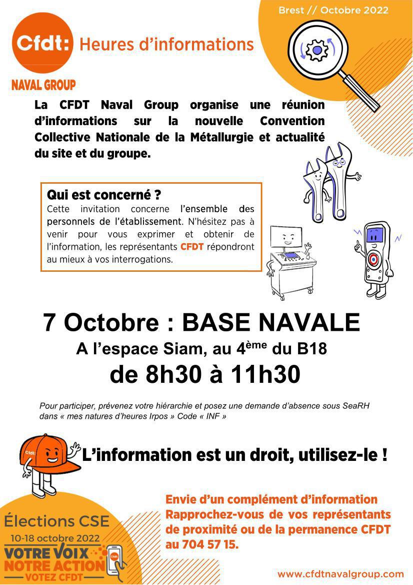Réunion d'information Convention collective