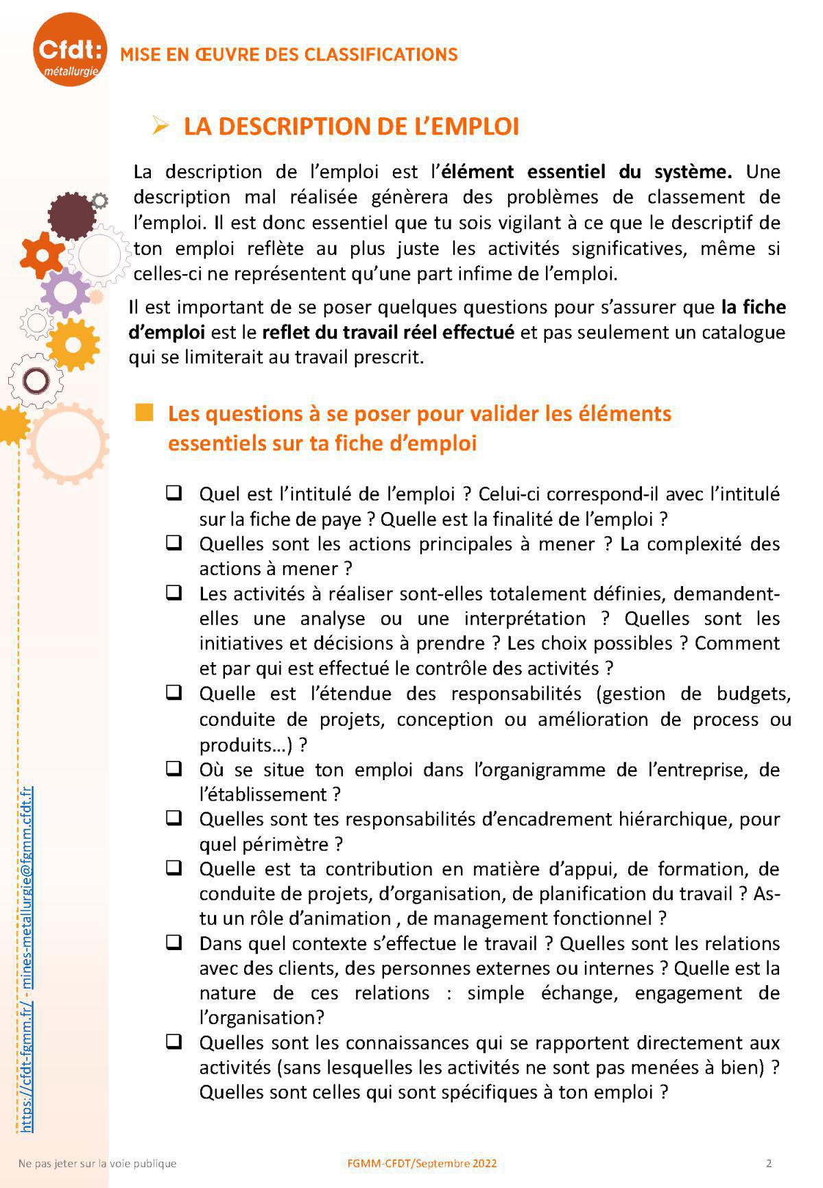 Mise en oeuvre de la classification