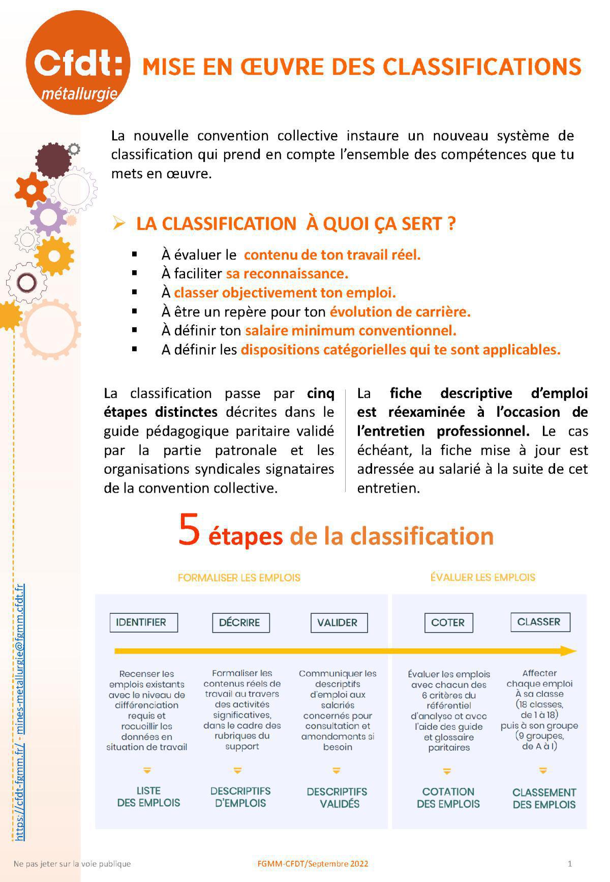 Mise en oeuvre de la classification