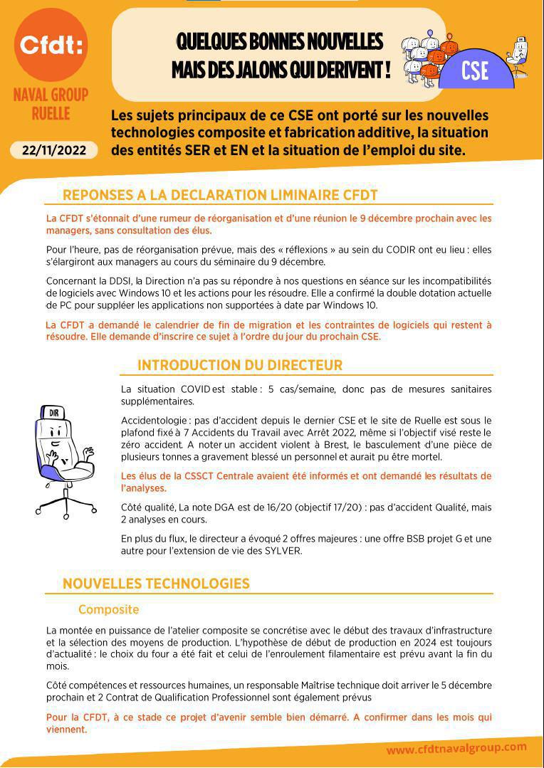 CR CSE de Ruelle du 17 novembre 2022