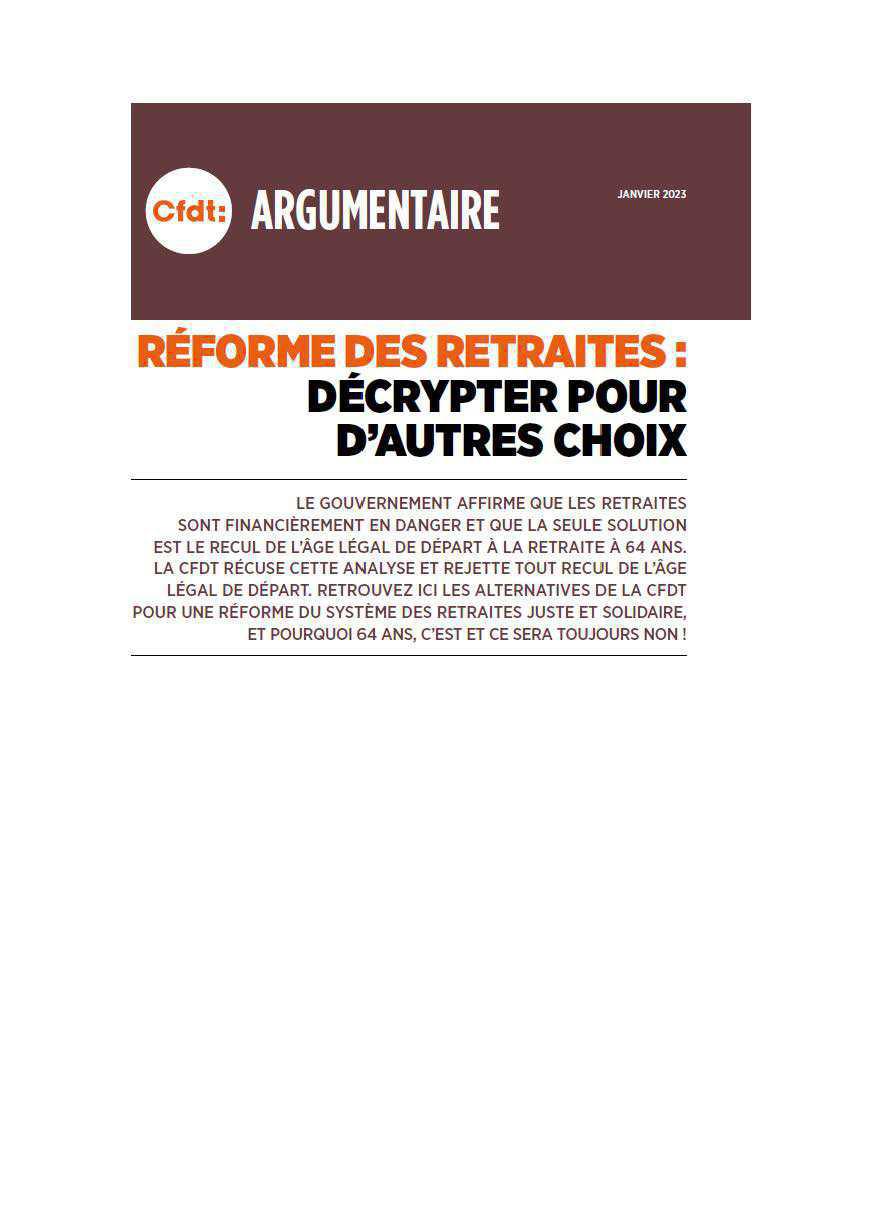 Réforme des retraites