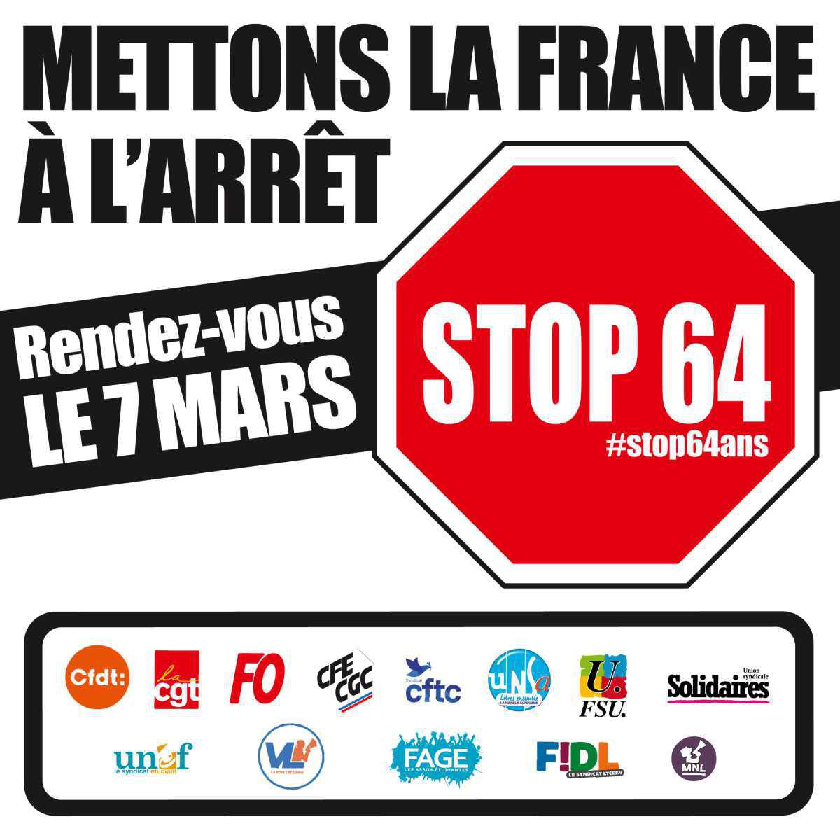 Mobilisation Retraites - Communiqué intersyndical pour le Var