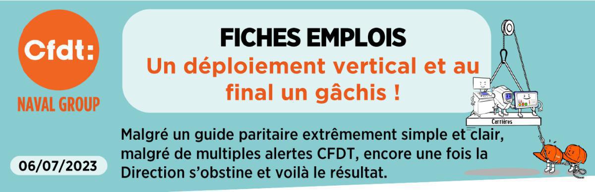 Déploiement des Fiches Emplois