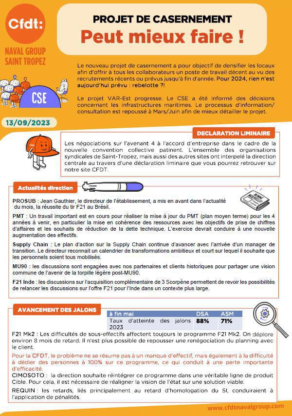 CR CSE ordinaire du 12/09/2023