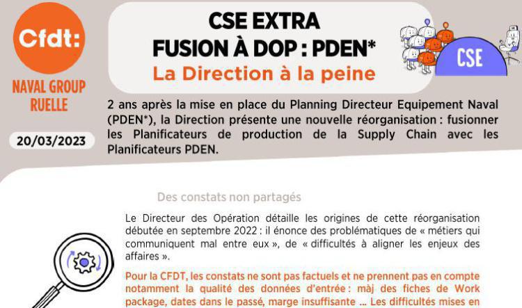 CR de CSE Extra de Ruelle du 20 Mars 2023