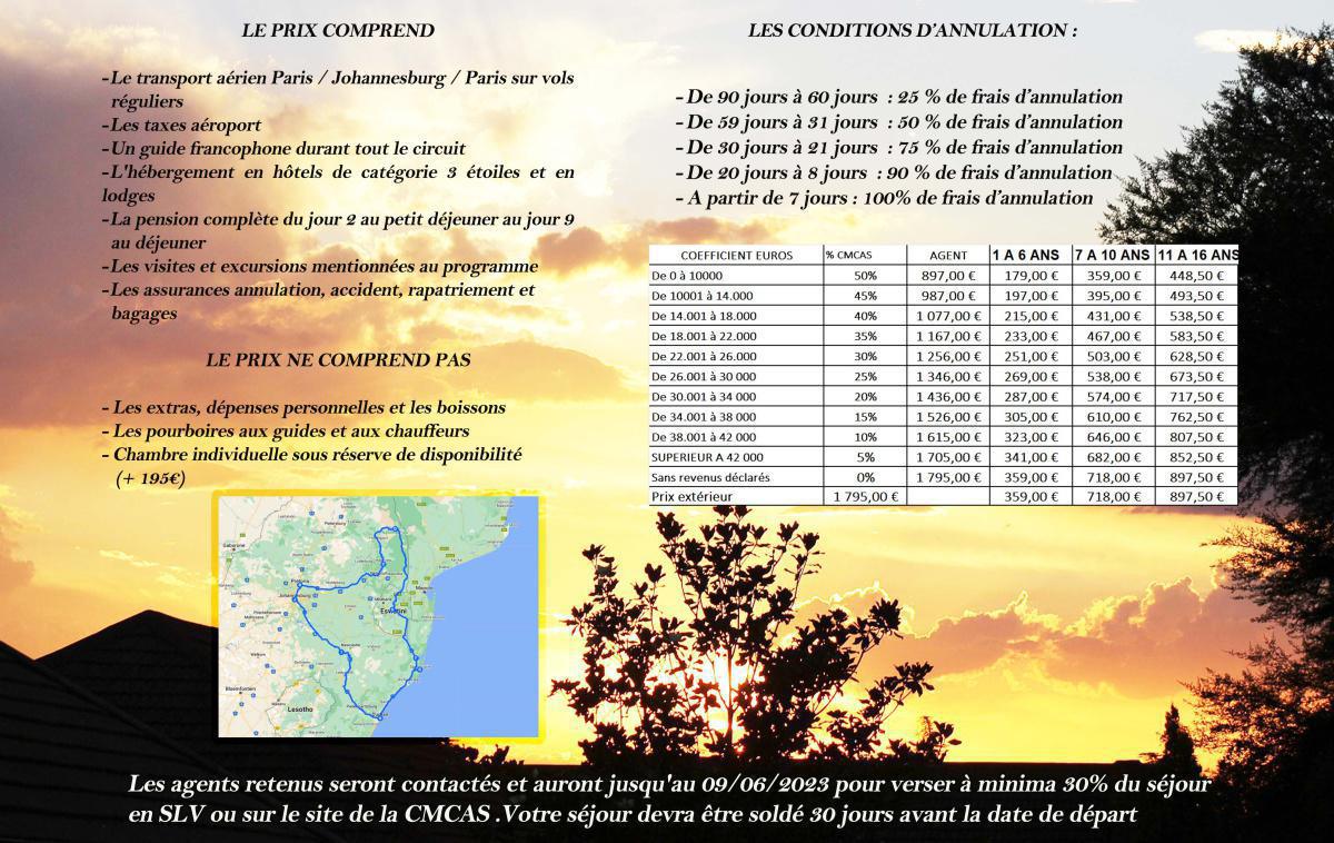  Séjour Afrique du Sud "spécial famille"