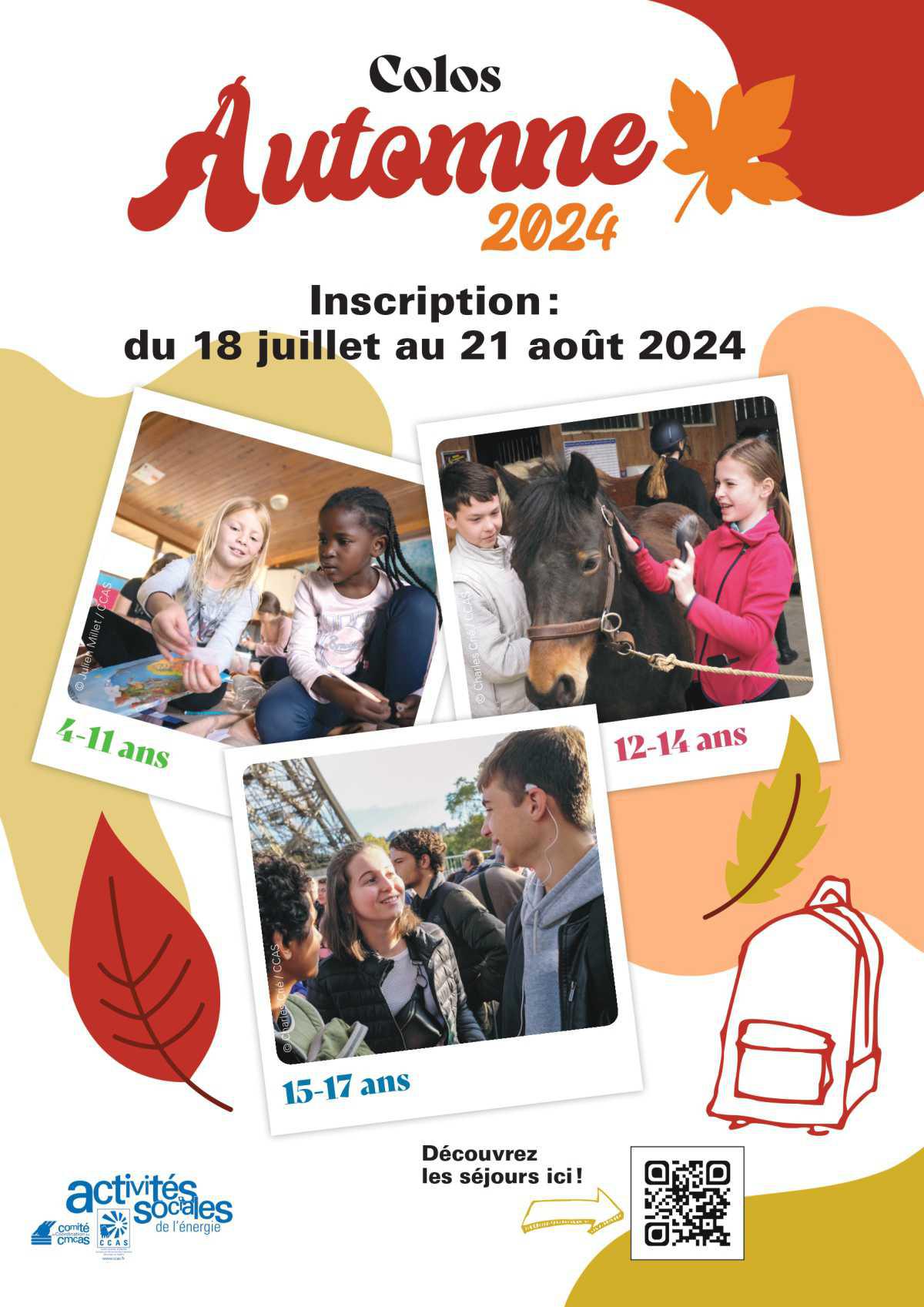  Catalogue séjours jeunes Automne 2024