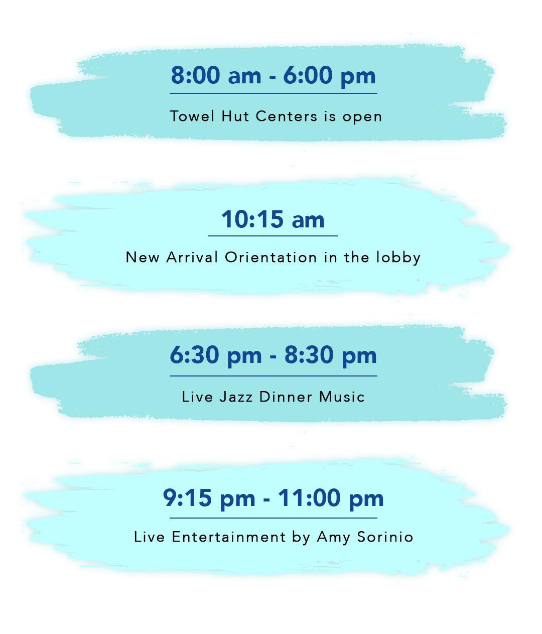 Divi Aruba All Inclusive Sunday Schedule