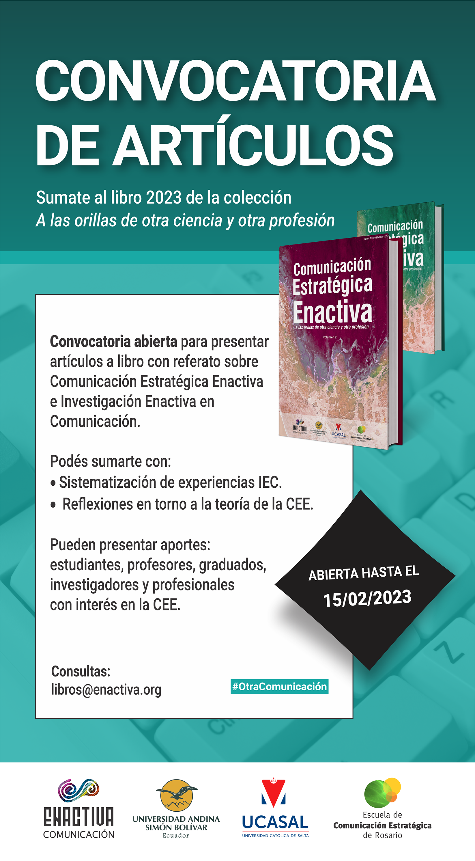 Convocatoria de artículos sobre comunicación estratégica