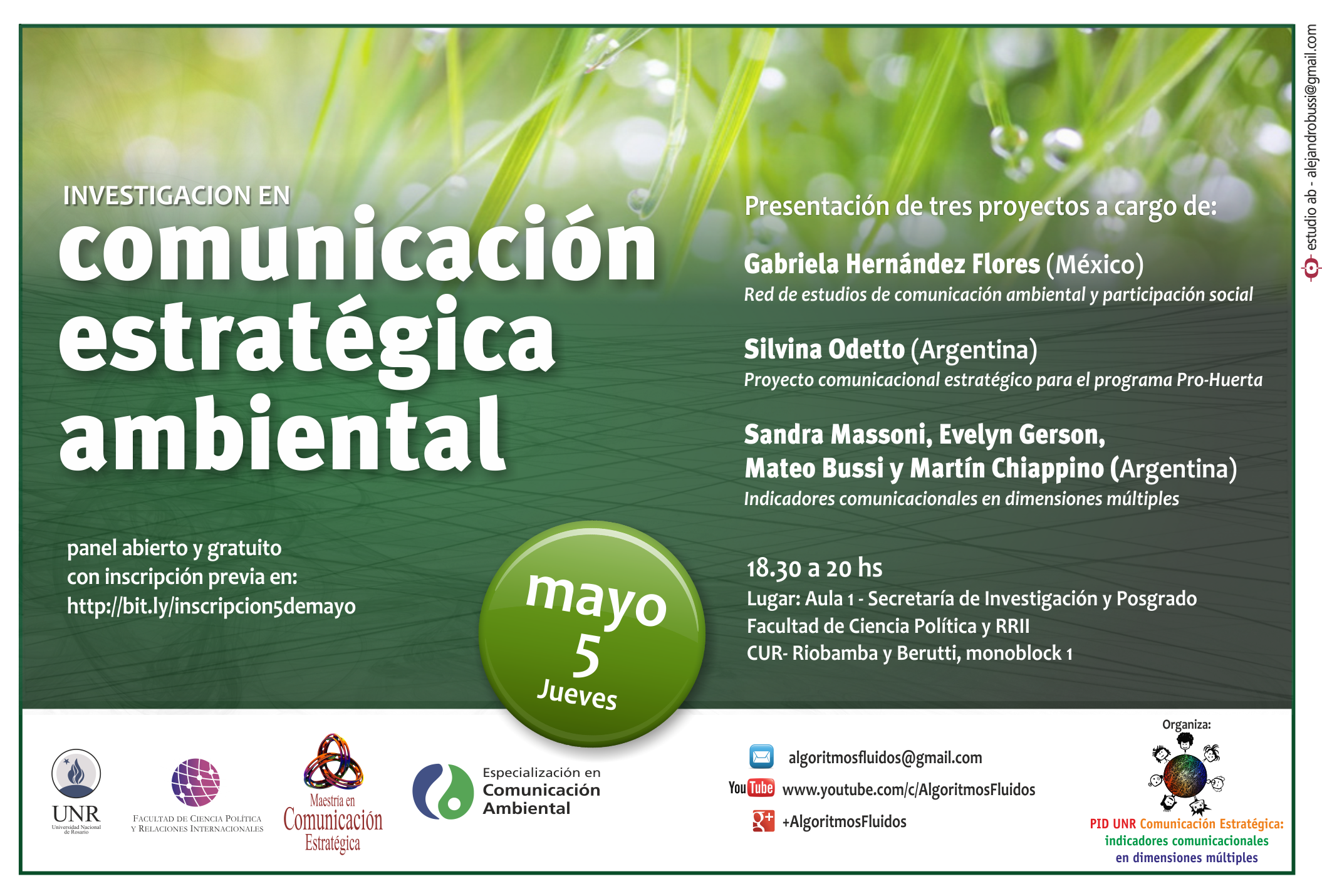 Panel Proyectos de investigación