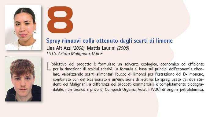 8. Spray rimuovi colla ottenuto dagli scarti di limone