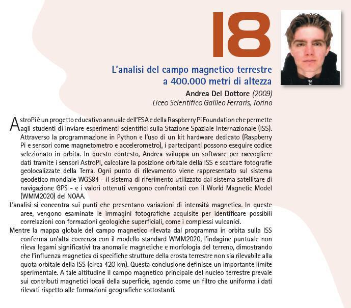 18. L’analisi del campo magnetico terrestre a 400.000 metri di altezza