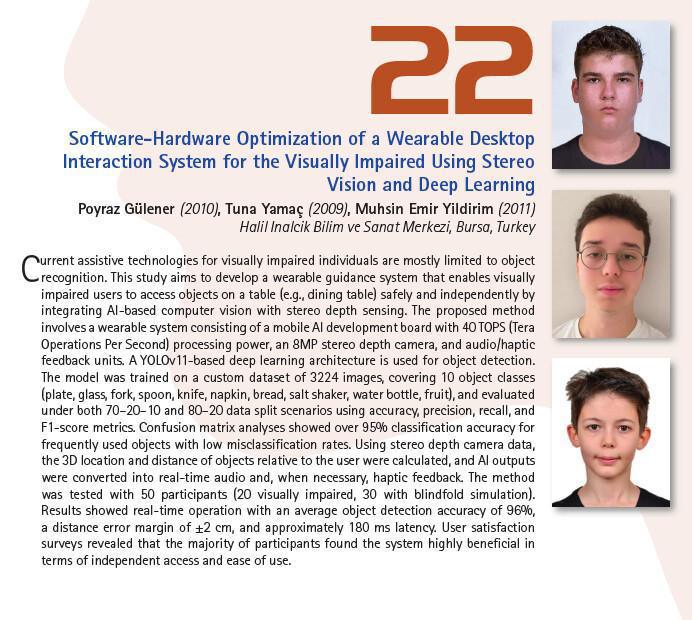22. Software-Hardware Optimization of a Wearable Desktop Interaction System for the Visually Impaired Using Stereo Vision and Deep Learning