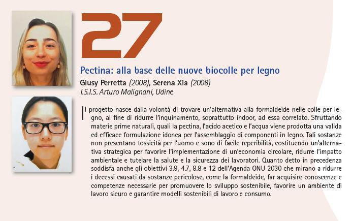 27. Pectina: alla base delle nuove biocolle per legno