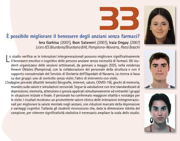 33. È possibile migliorare il benessere degli anziani senza farmaci?
