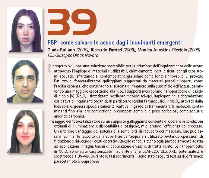 39. PBP: come salvare le acque dagli inquinanti emergenti