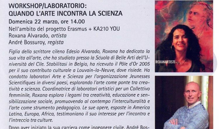 Workshop Quando l'arte incontra la scienze 2026