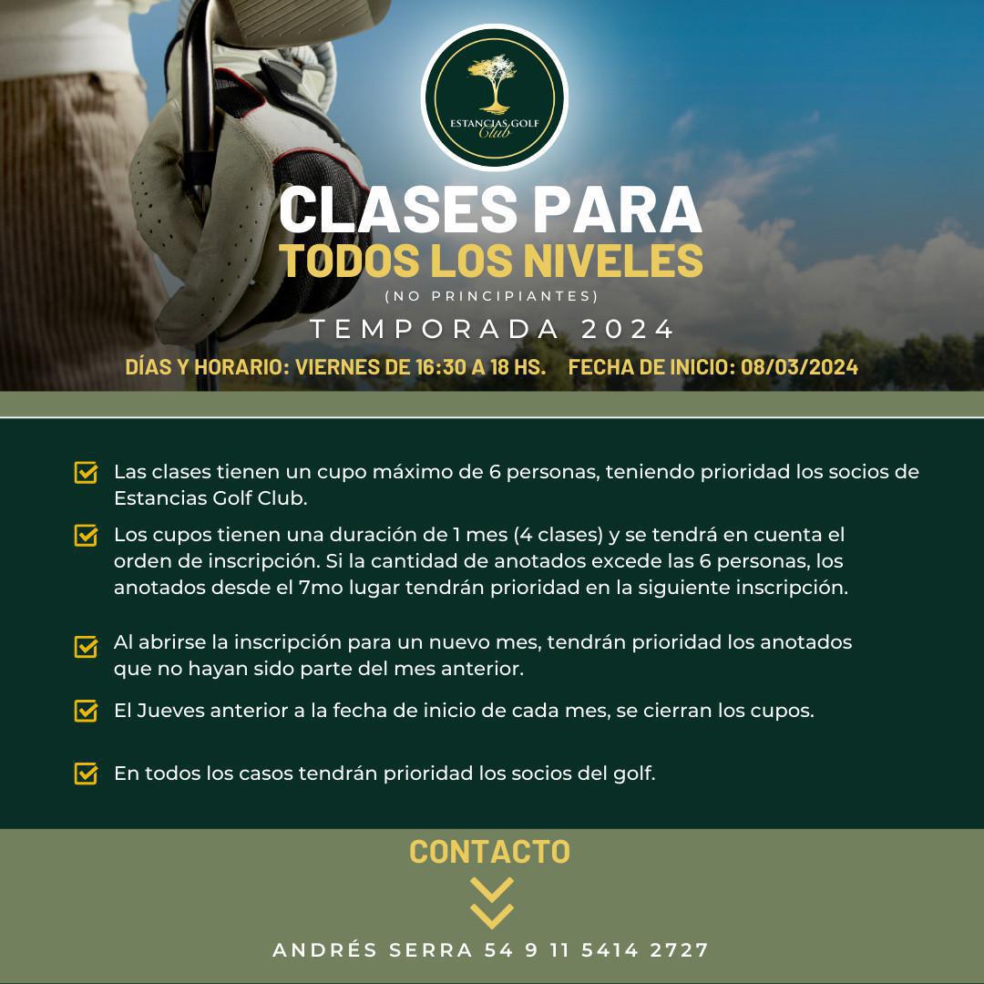 Clases de GOLF Clases de GOLF