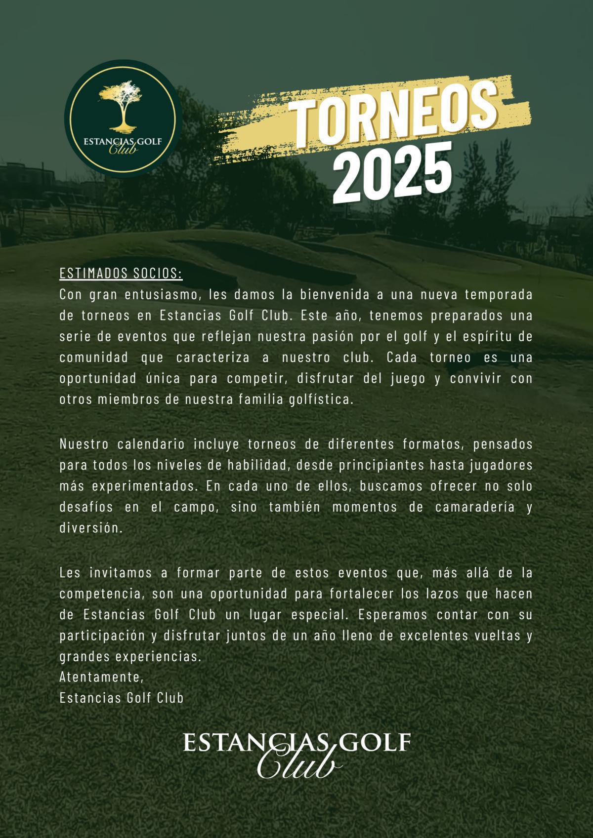 TORNEOS 2025 TORNEOS 2025