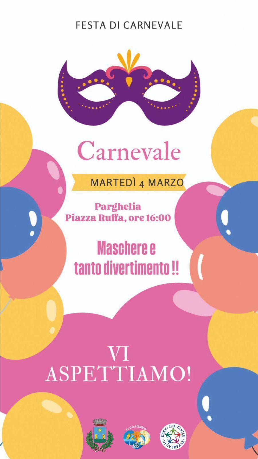 Festa di Carnevale (inizio ore 16.00)