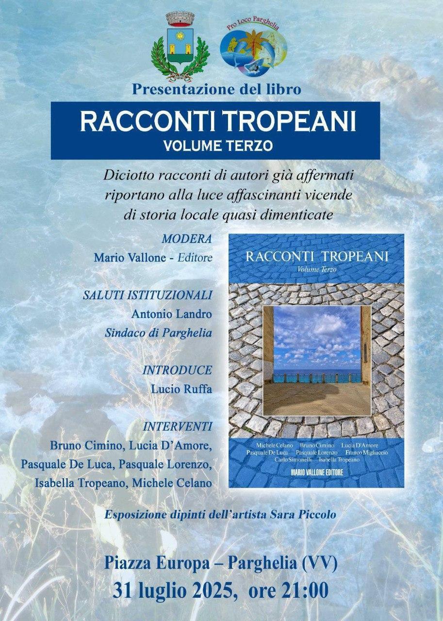 Il Salotto dei Libri. Racconti Tropeani - Volume Terzo (inizio ore 21.00)