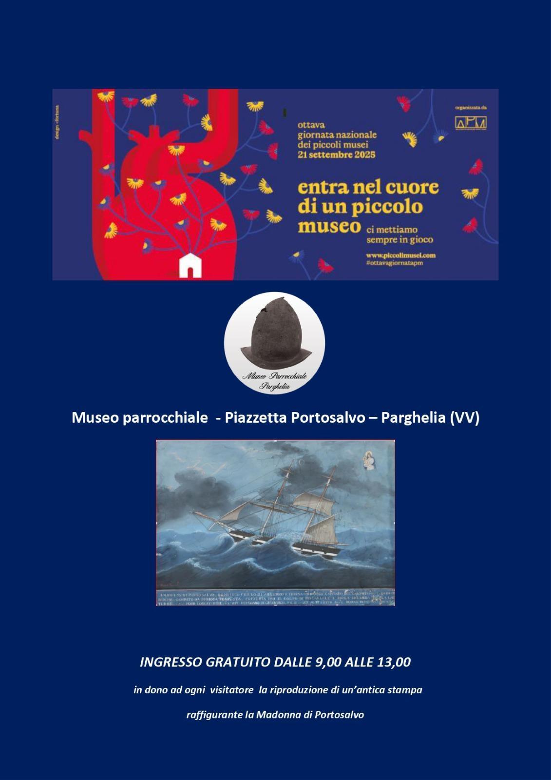 VIII Giornata Nazionale dei Piccoli Musei (dalle ore 9.00)