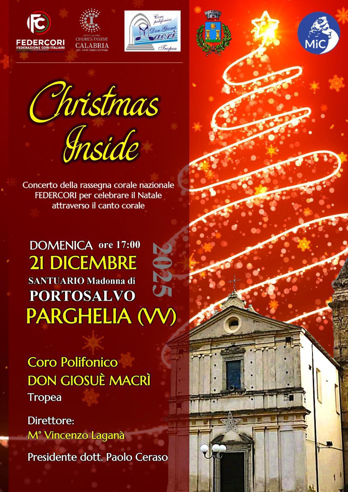 Concerto del coro polifonico "Don Giuseppe Macrì" di Tropea (inizio ore 17.00)