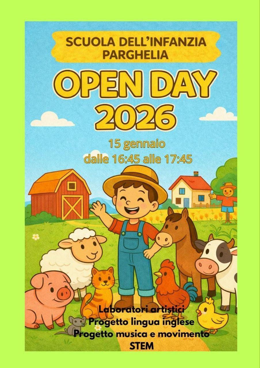 Open Day 2026 (dalle ore 16:45 alle 17:45)