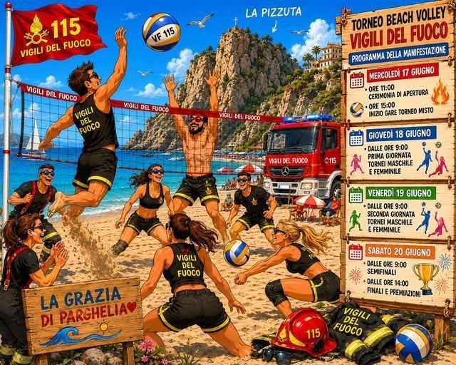 Campionato Italiano Vigili del Fuoco di beach volley "Memorial Filippo Rito" (dalle ore 9.00)