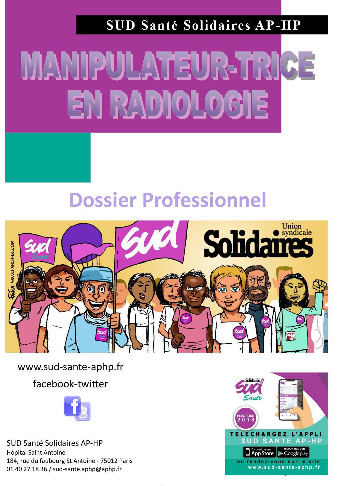 Dossier Manipulateur-trice en radiologie
