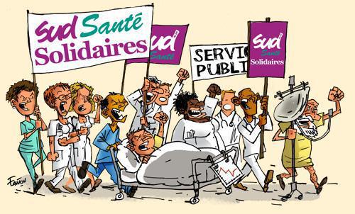 Hospitalier(e)s : ensemble levons nous contre l’injustice et Contre ce gouvernement qui maltraite ses héros.