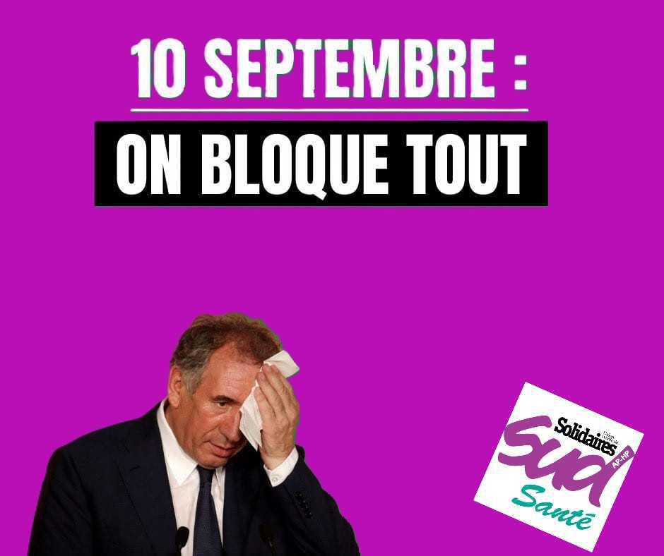 Bloquons le pays le 10 septembre prochain . Bloquons le pays le 10 septembre prochain .