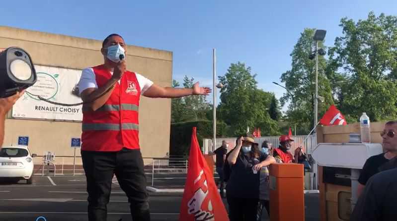 Les salariés de Renault Choisy-le-Roi mobilisés pour leur emploi et leur avenir. Les salariés de Renault Choisy-le-Roi mobilisés pour leur emploi et leur avenir.