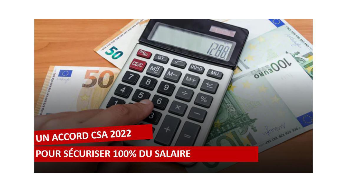CONTRAT DE SOLIDARITÉ ET D’AVENIR - CSA3 UN ACCORD QUI SÉCURISE LE POUVOIR D’ACHAT ! CONTRAT DE SOLIDARITÉ ET D’AVENIR - CSA3 UN ACCORD QUI SÉCURISE LE POUVOIR D’ACHAT !