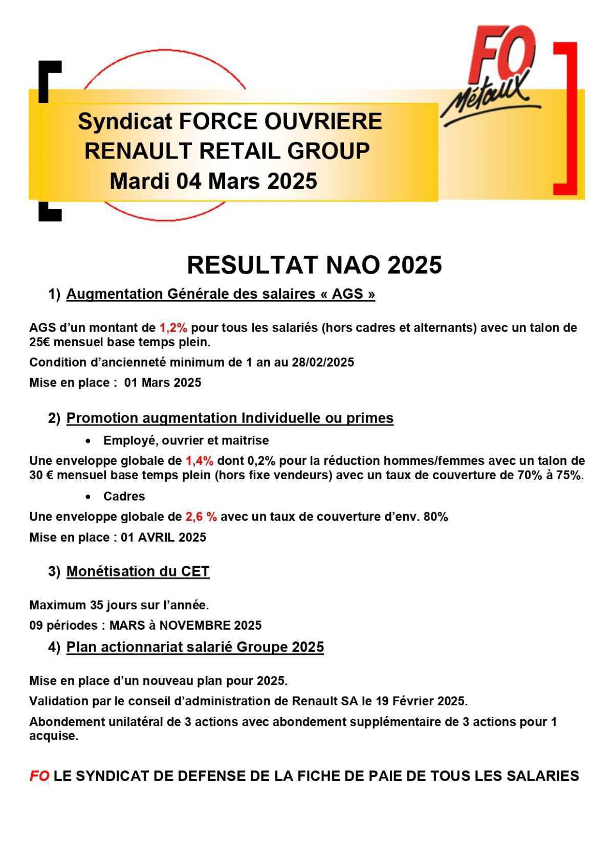 NAO 2025