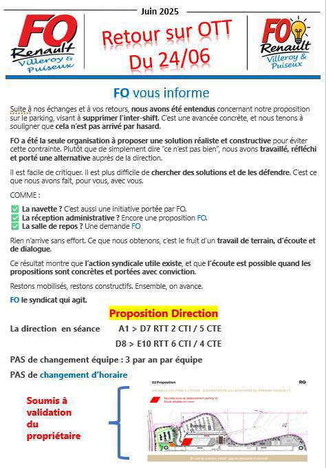 Retour sur OTT Du 24/06 Retour sur OTT Du 24/06