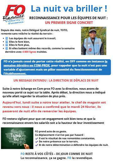 La nuit va briller ! La nuit va briller !