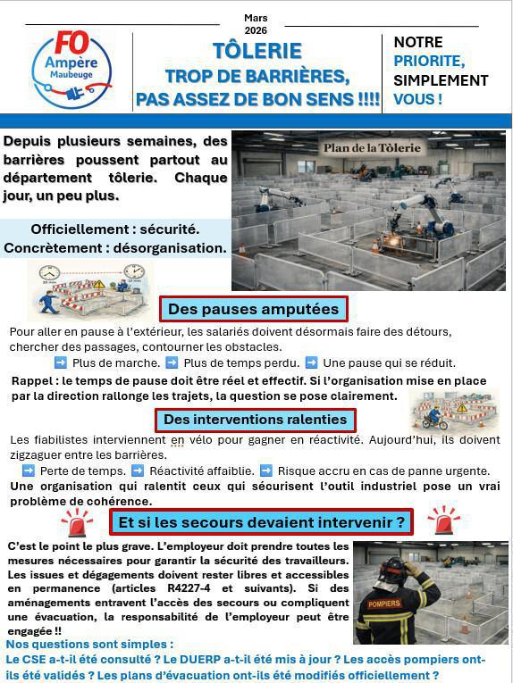 TRAC TÔLERIE TROP DE BARRIÈRES !