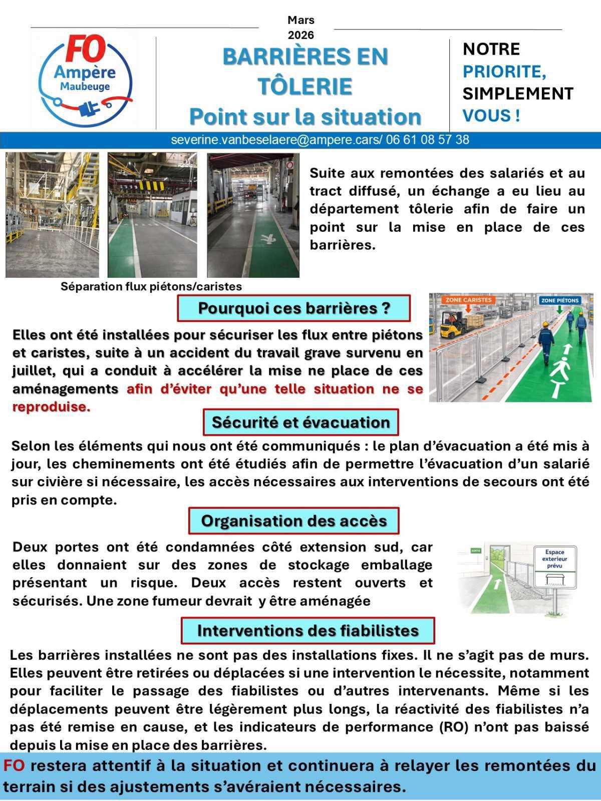 BARRIÈRES "LA SUITE"......