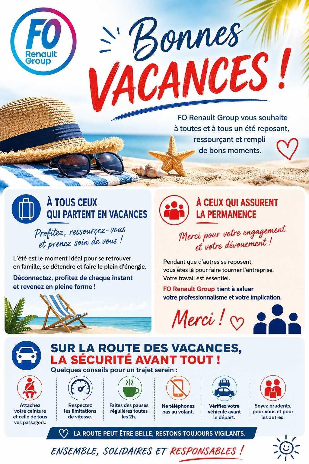 Bonnes Vacances à toutes et tous !